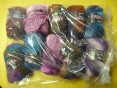 Ten Rolls of Mixed Sparkly Wool