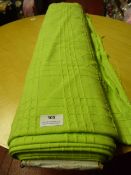 Roll of Green Fabric