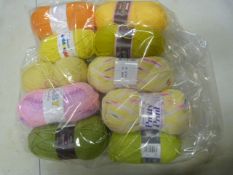 10 Assorted Balls of Wool