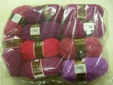 10 Balls of Purple Wool