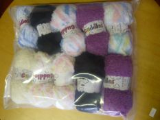 Ten Assorted Rolls of Wool