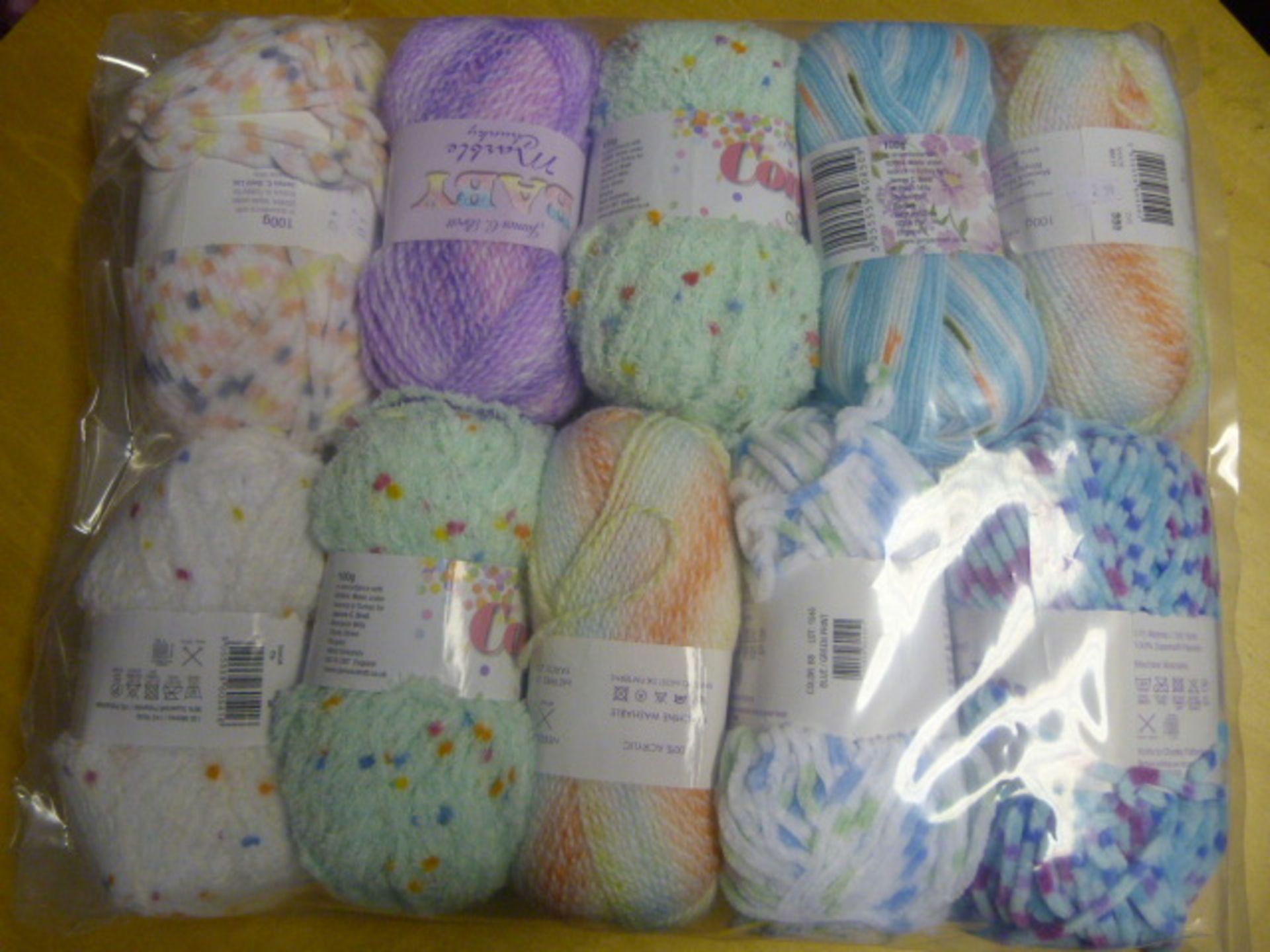 Ten Assorted Rolls of Wool