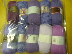 Ten Rolls of Purple Wool