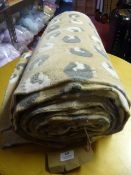 Brown Sheep Print Fleece Material