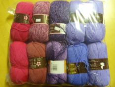 Ten Assorted Rolls of Wool