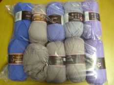 Ten Rolls of Mixed Wool