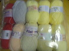 Ten Assorted Rolls of Wool