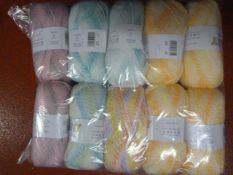 Ten Rolls of Mixed Wool