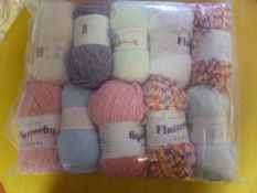 Ten Assorted Rolls of Wool