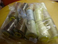 Fifteen Rolls of Mixed Thread