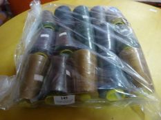 Fifteen Rolls of Mixed Thread