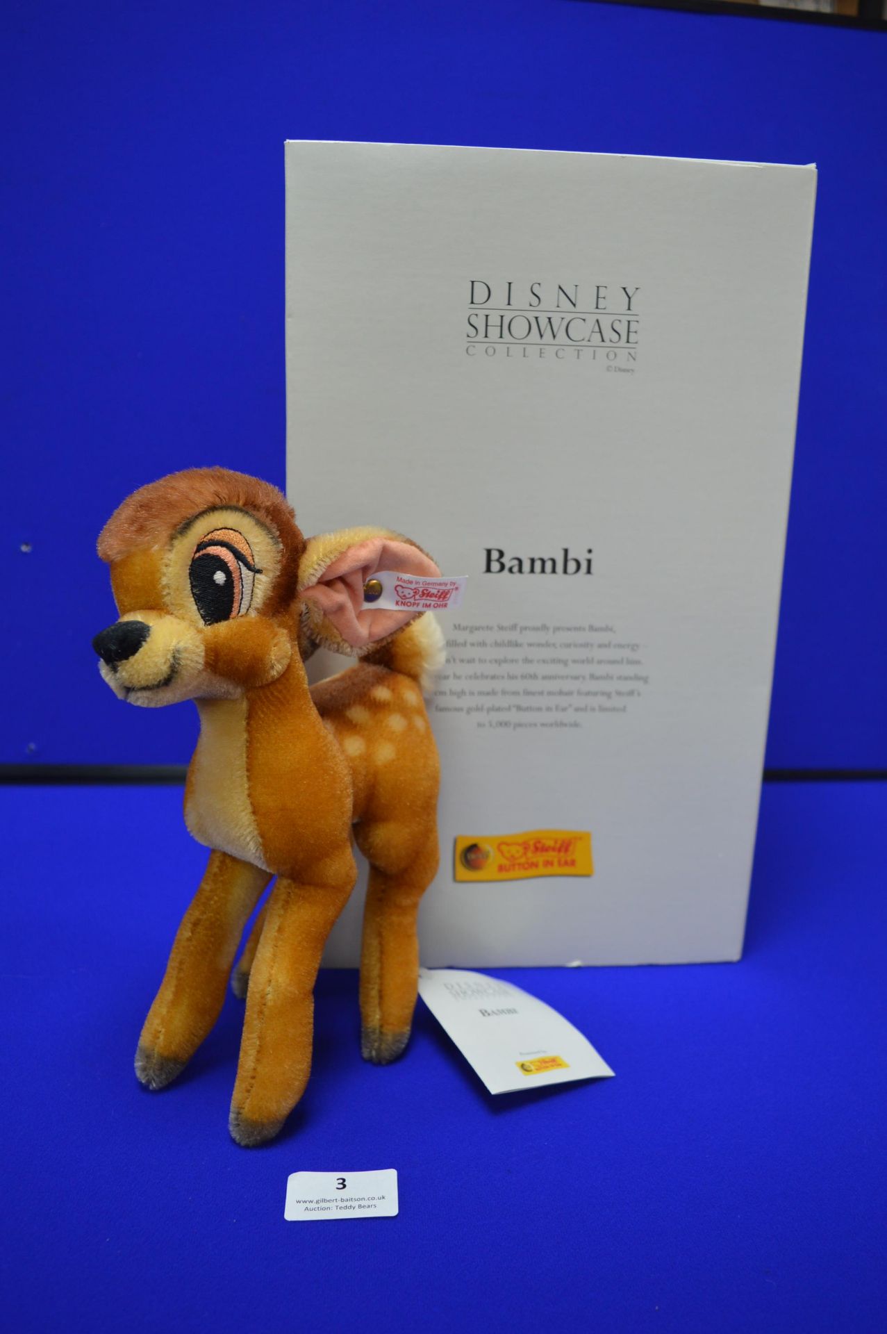 Steiff Disney Showcase Collection - Bambi (height 24cm)