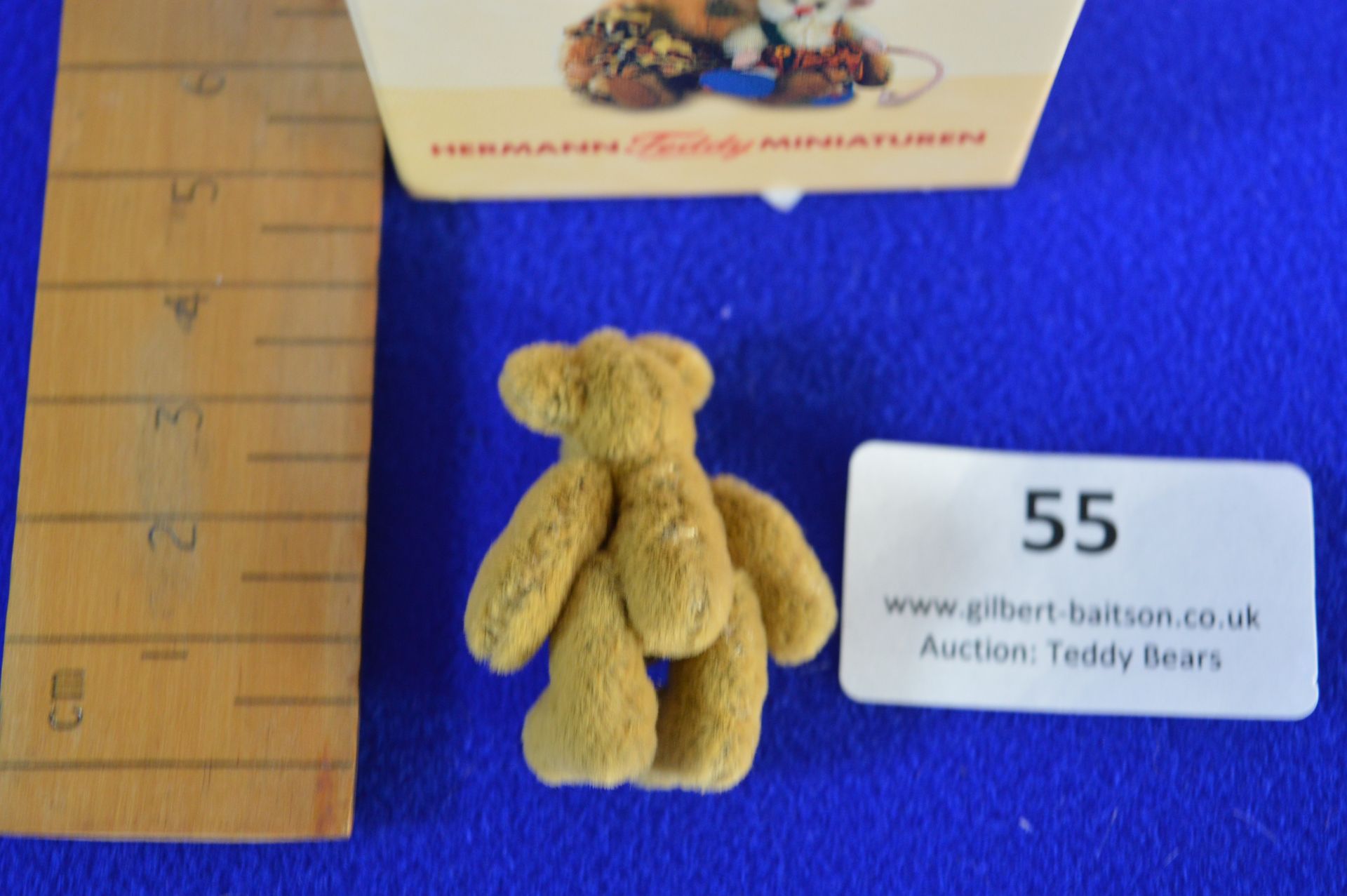 Hermann Miniature Caramel Teddy Bear (4cm) - Image 3 of 3