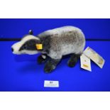 Steiff Family Collection no.22 - Badger (length 25cm)