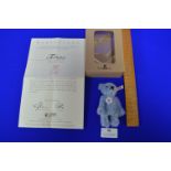 Steiff Club 2004 Light Blue Teddy Bear (7cm)