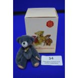 Hermann Miniature Grey Teddy Bear (6cm)