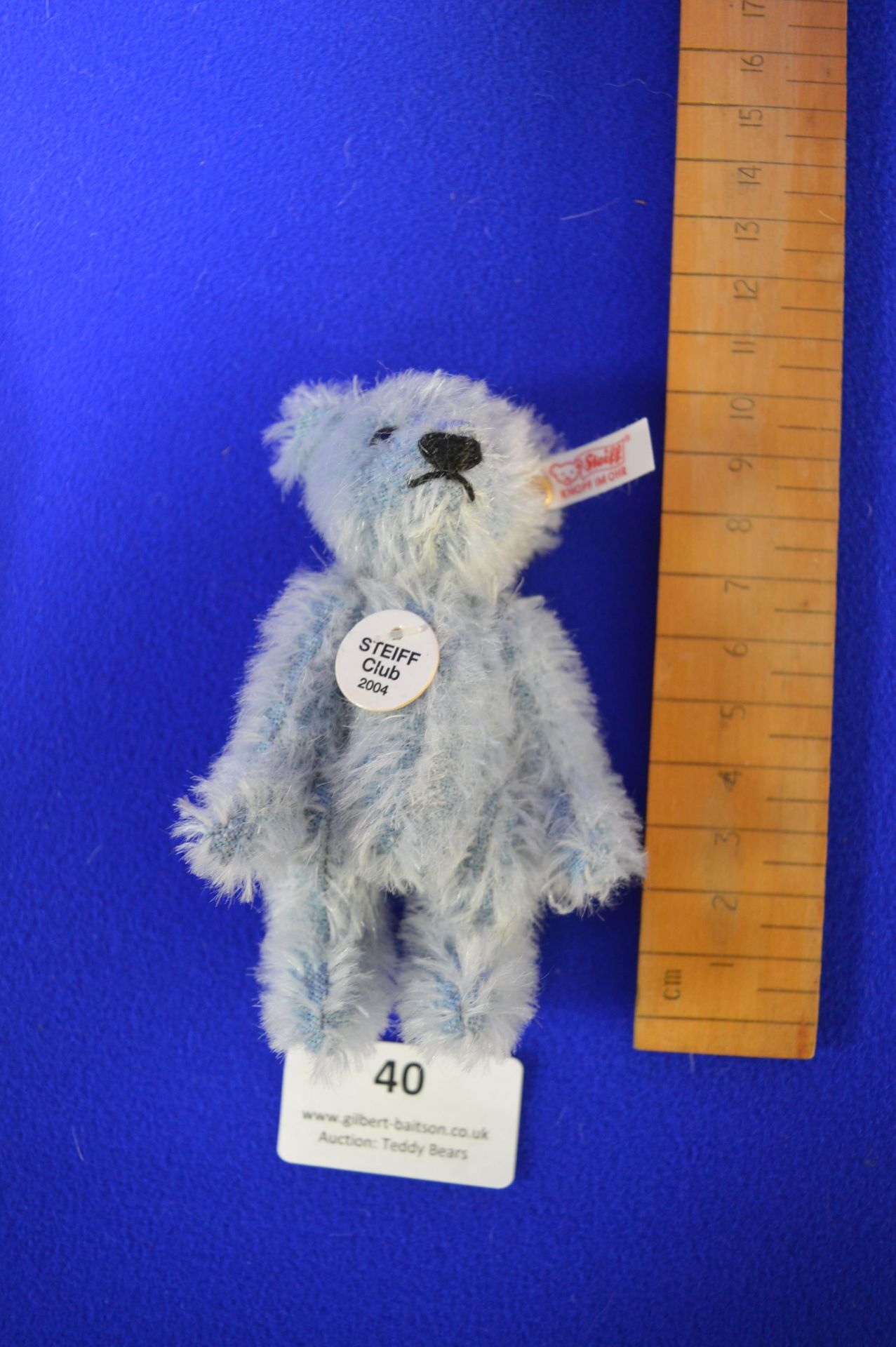 Steiff Club 2004 Light Blue Teddy Bear (7cm) - Image 2 of 4