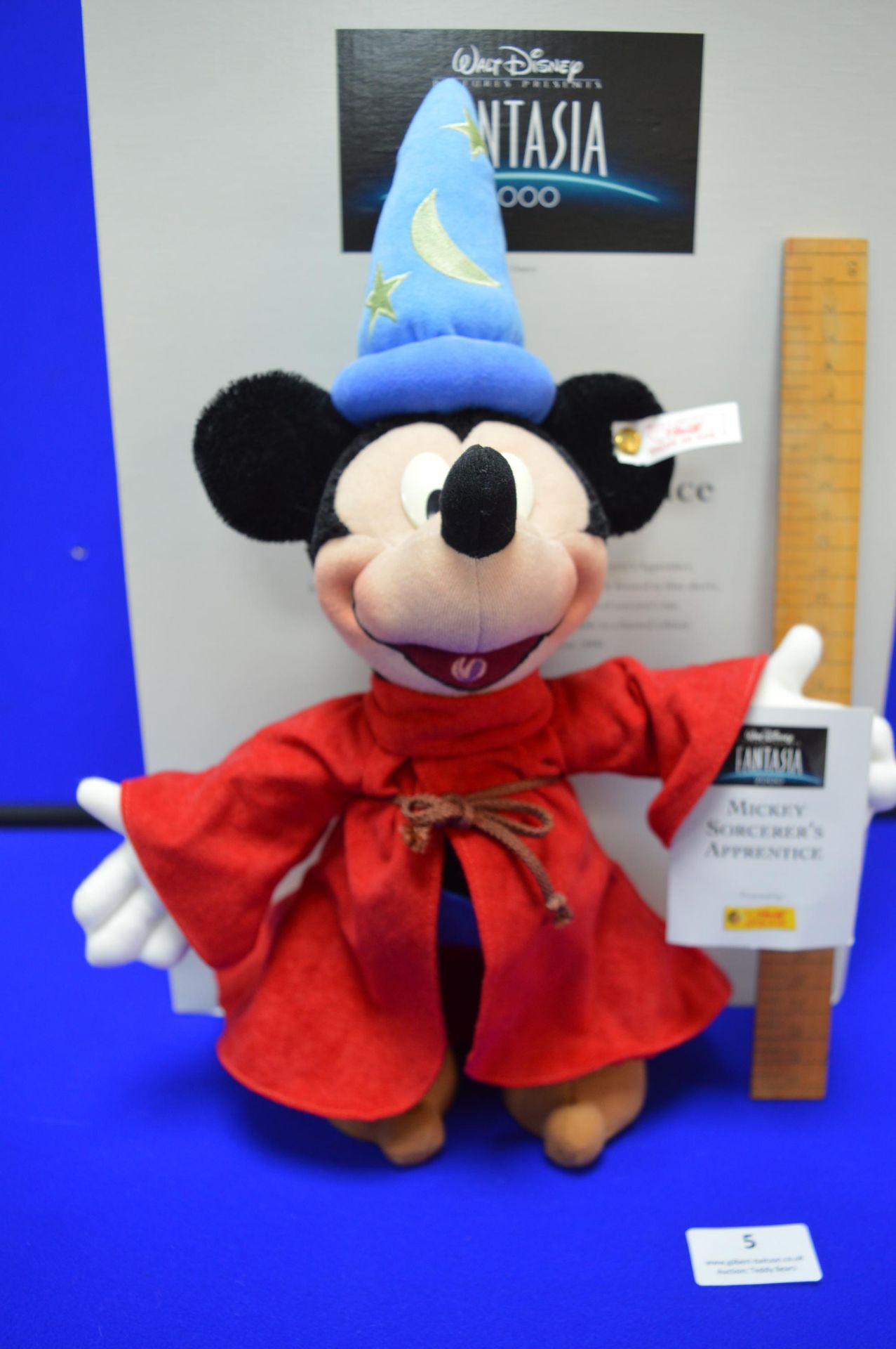 Steiff Walt Disney Fantasia 2000 Mickey Sorcerer's Apprentice (height 34cm) - Image 2 of 4