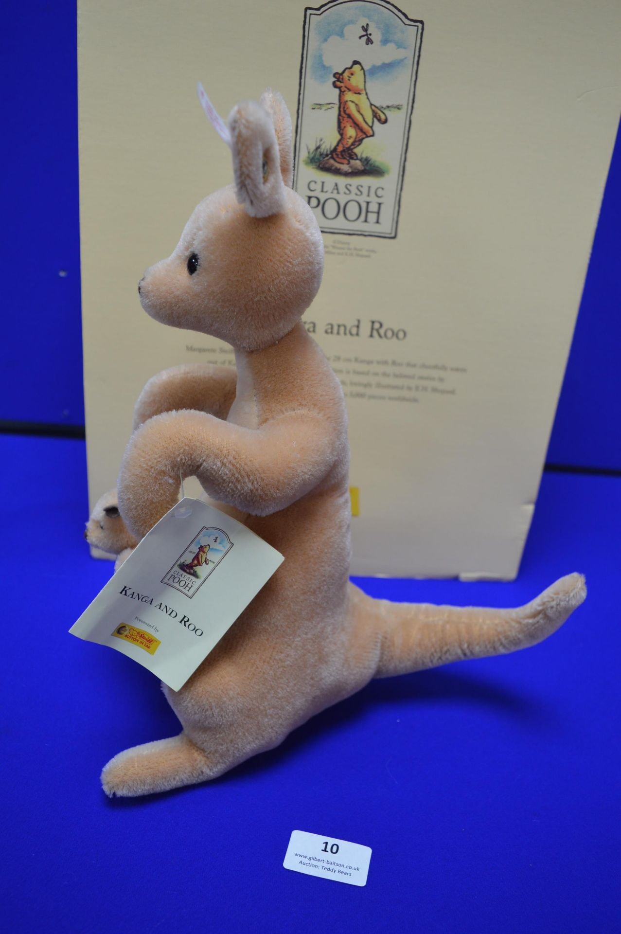 Steiff Classic Pooh Collection - Kanga & Roo (height 28cm) - Image 3 of 4