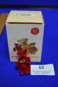 Hermann Miniature Red Teddy Bear (4cm)