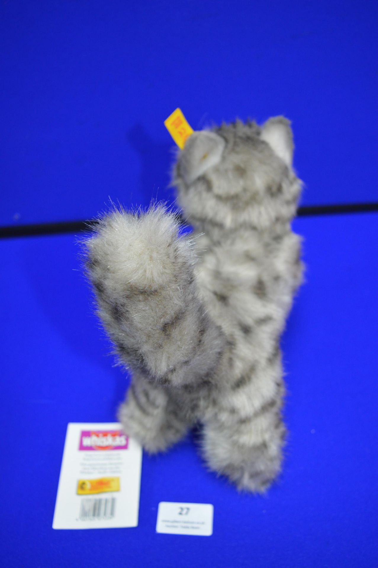 Steiff Whiskas Grey Cat (Length 28cm) - Image 3 of 3