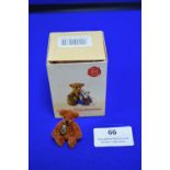 Hermann Miniature Cinnamon Teddy Bear (4cm)