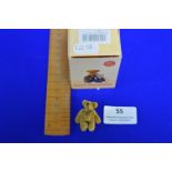 Hermann Miniature Caramel Teddy Bear (4cm)
