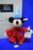 Steiff Walt Disney Fantasia 2000 Mickey Sorcerer's Apprentice (height 34cm)