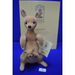 Steiff Classic Pooh Collection - Kanga & Roo (height 28cm)