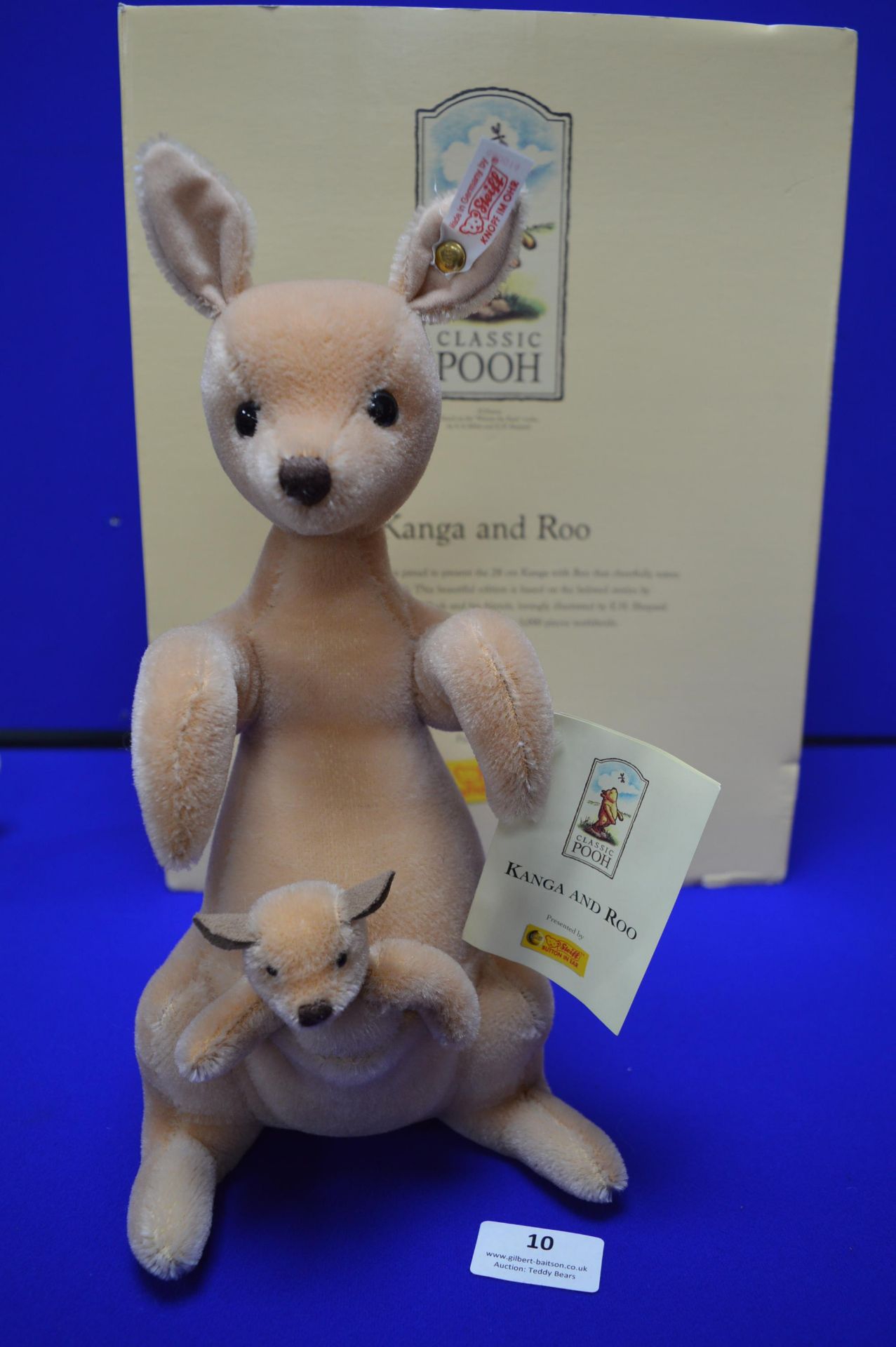 Steiff Classic Pooh Collection - Kanga & Roo (height 28cm)