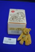 Hermann Miniature Caramel Teddy Bear (6cm)