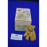 Hermann Miniature Caramel Teddy Bear (6cm)