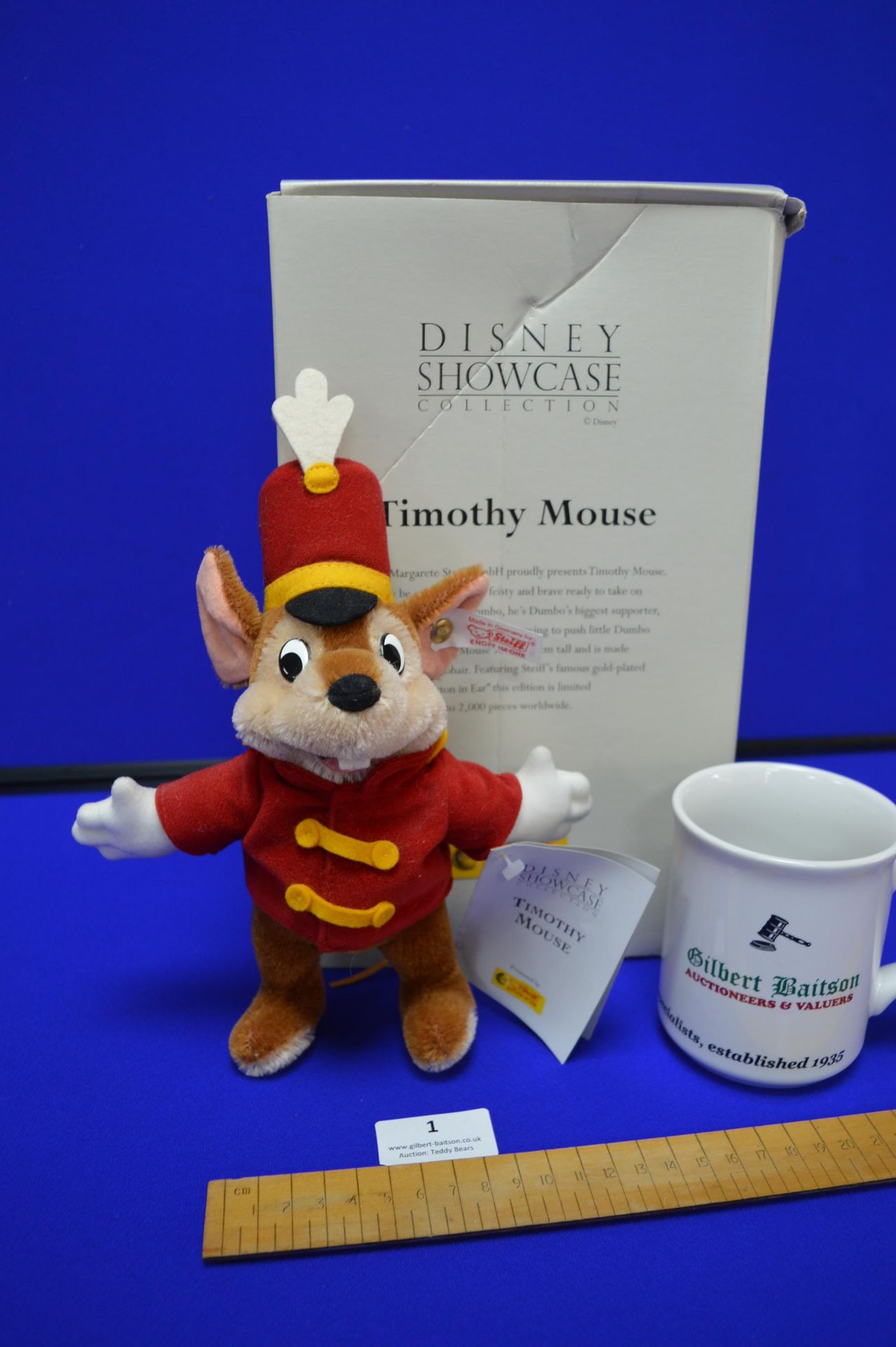 Steiff Disney Showcase Collection - Timothy Mouse (height 23cm)