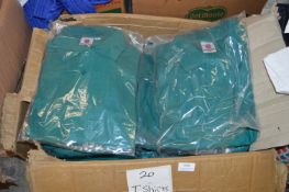 *20 Size: XXL Green Polo Shirts