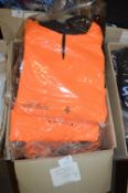 *9 Orange Padded Sports Tops