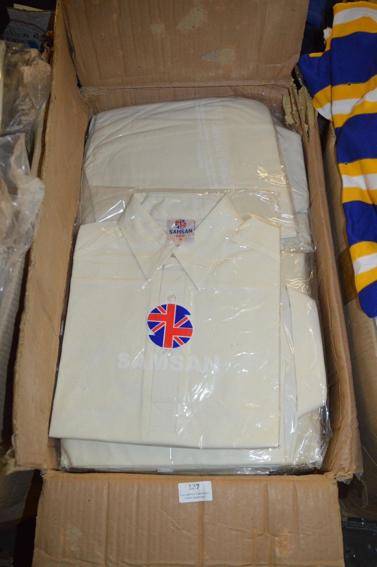 *56 Size: M Childs Cricket Shirts