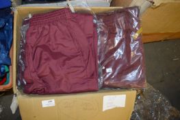 *20+ Burgundy Jogging Bottoms