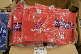 *49 Size: XL Red Polo Shirts