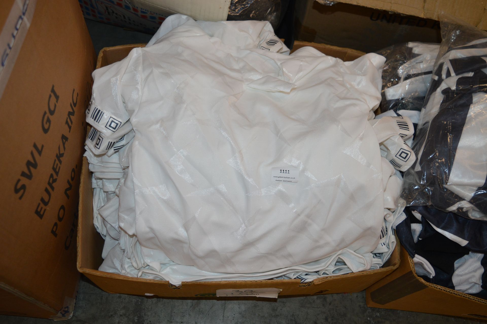 *Box of Part Finish Childs Football Shirts