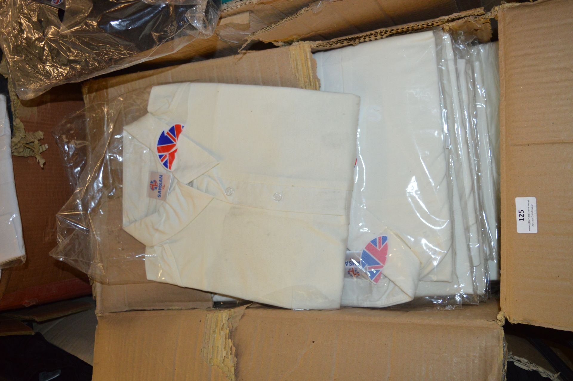 *57 White Cricket Shirts