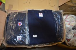 *~25 Assorted Navy Blue V-Neck Tops