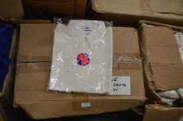 *35 Size: M Cream Cricket Shirts