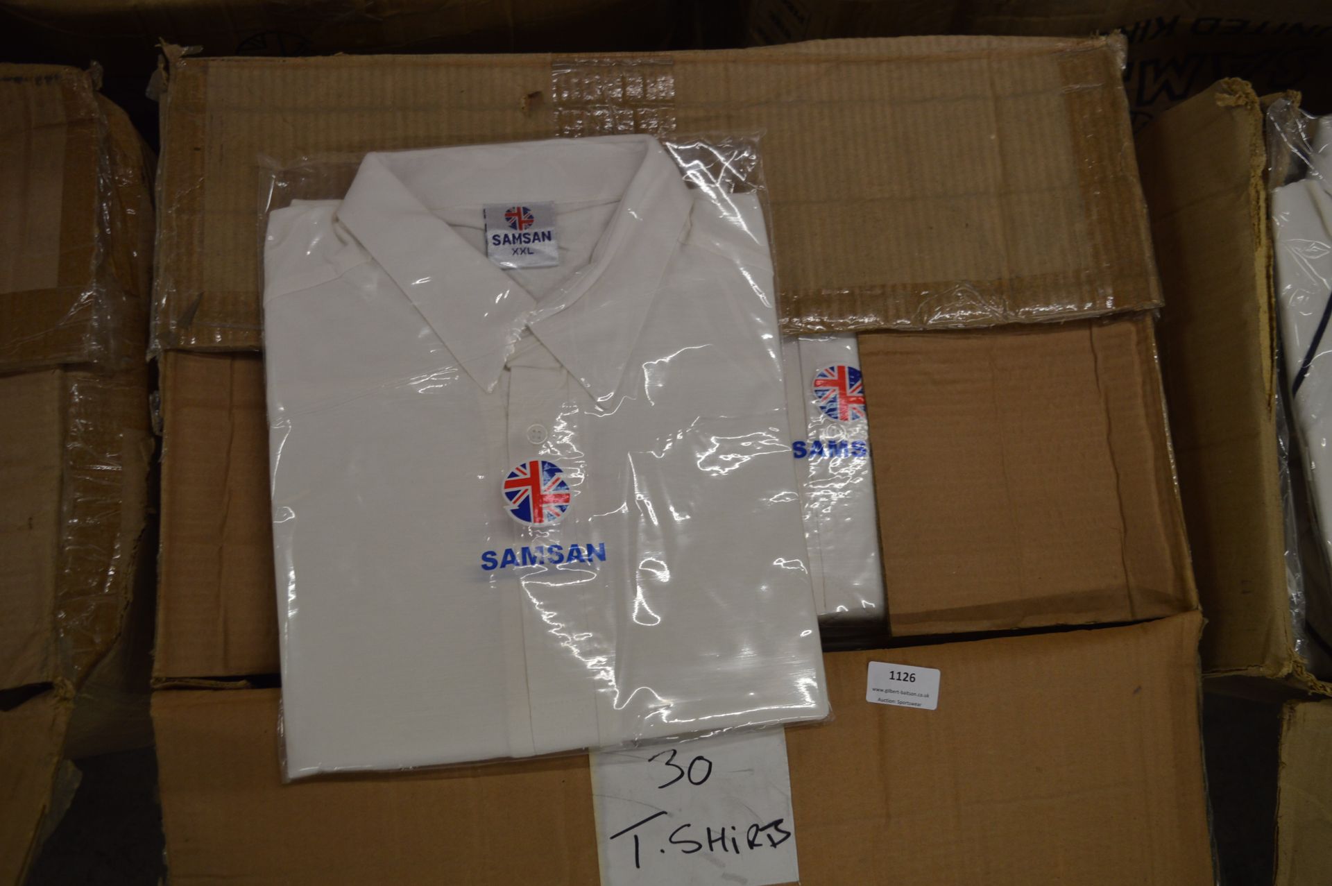 *30 Size: XXL Cream Cricket Shirts