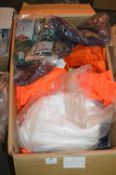 *40 Assorted Shorts, 110 Orange Tabards, and 10 XS