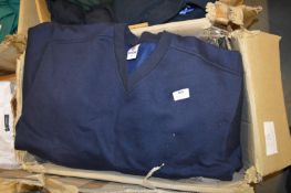 *25 Blue V-Neck Jumpers