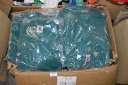 *30 Size: L Green Polo Shirts