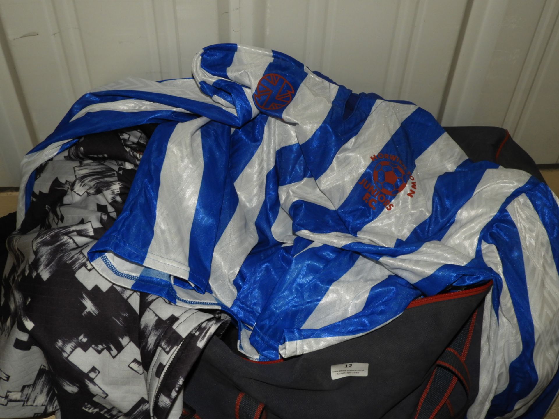 *Kit Bag Containing a Teams Football Kit; 12 Player's and 1 Goalkeeper's Shirt, Shorts, etc.