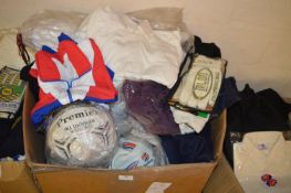 *19 Footballs, 40+ Small Tops, and 8 Assorted Tops