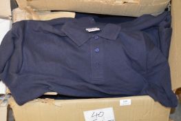 *40 Size: XL Blue Polo Shirts