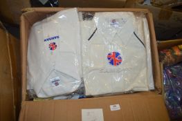 *32 Size: M Cream Cricket Shirts etc.